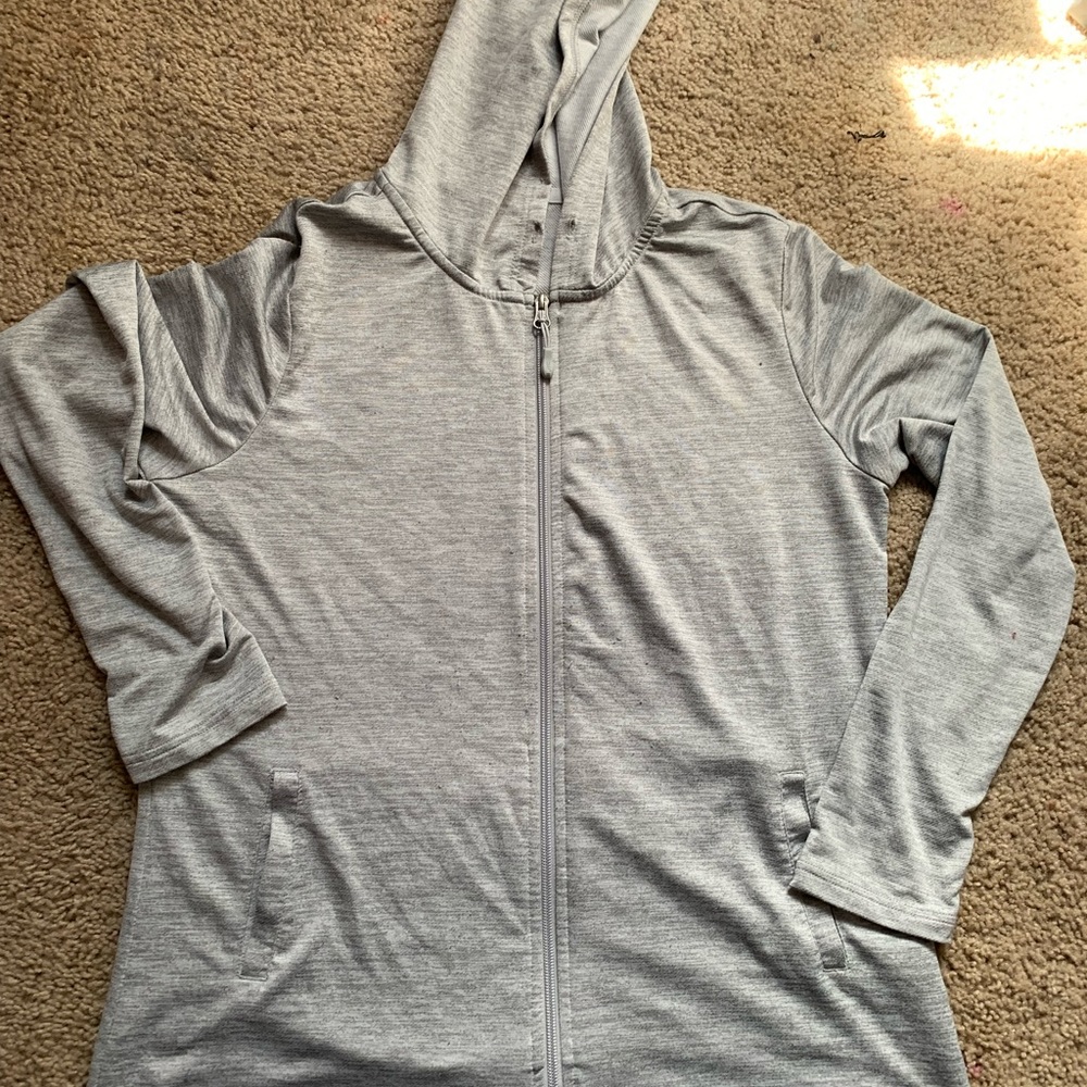Gray hoodie